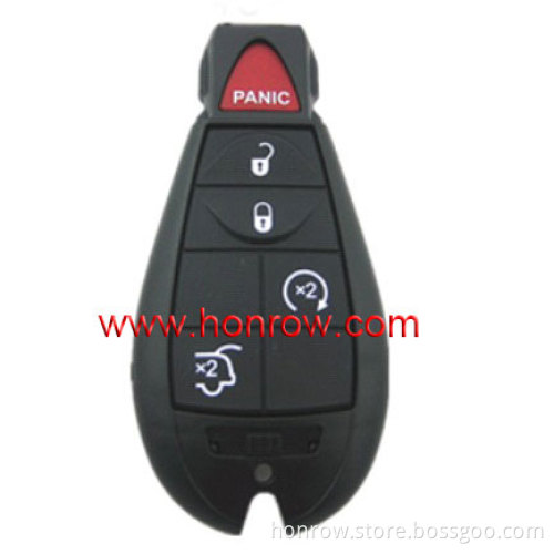 High Quality and Good Price Chrysler 4+1 button remote key with 433Mhz